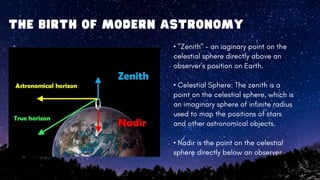 Birth of Modern Astronomy BSed Sciences 3A | PDF