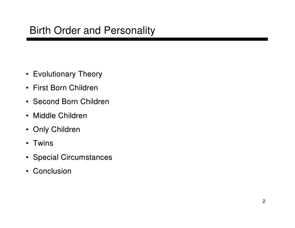 research paper topics about birth order