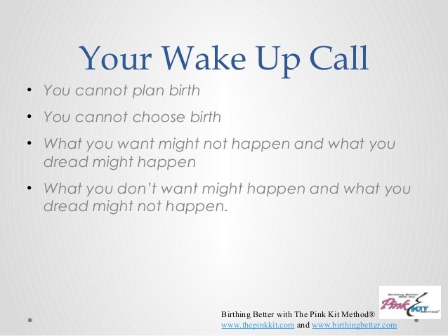 Another Way To Look At Two Birth Plans