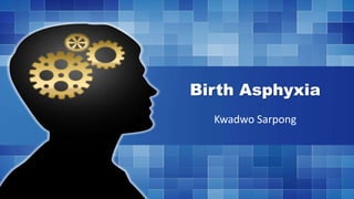 Birth Asphyxia
Kwadwo Sarpong
 