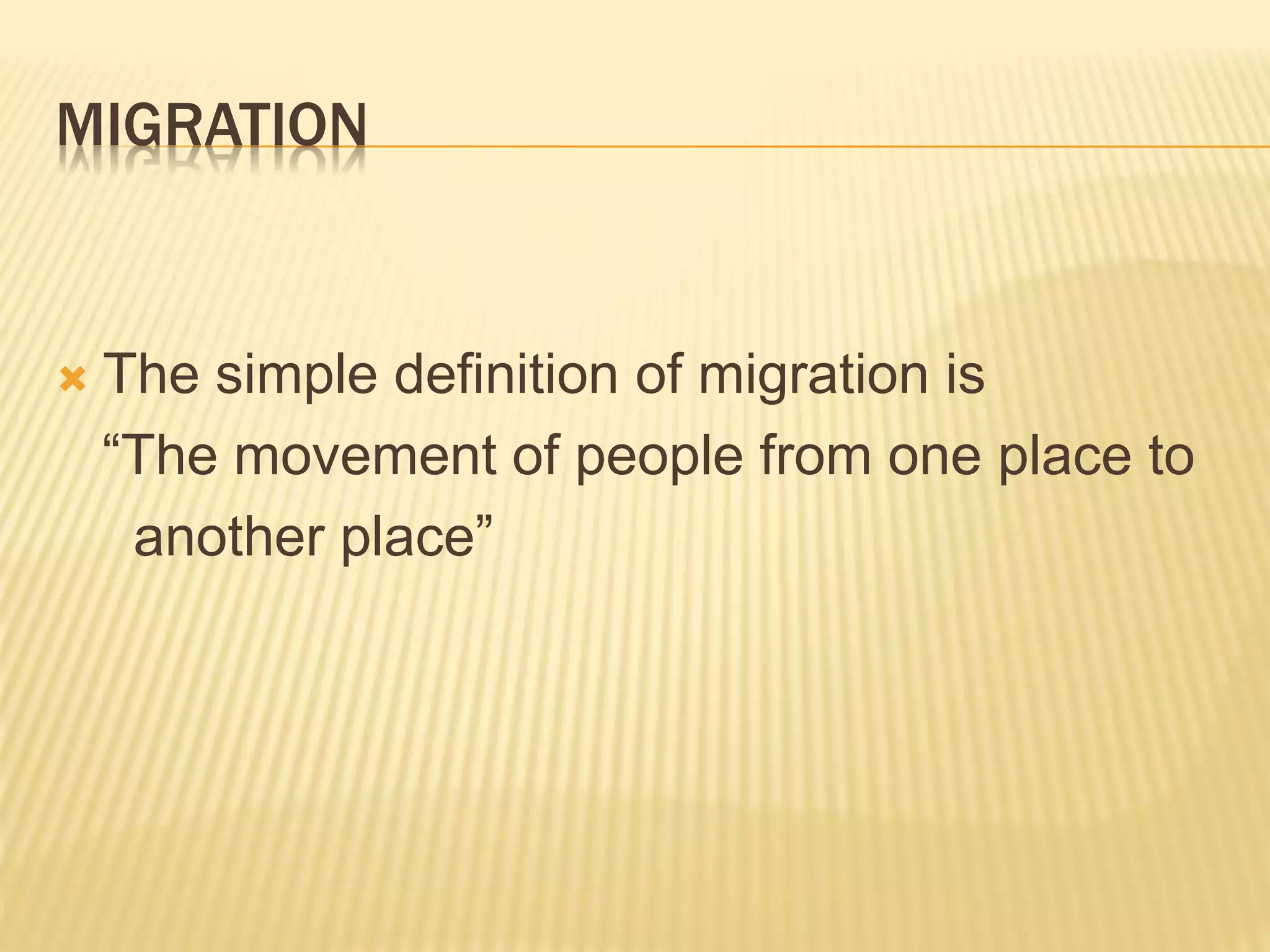 Birth rate, death rate, migration | PPTX
