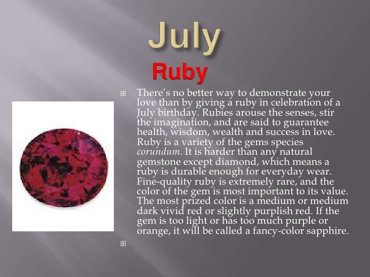 july 19 birthstone