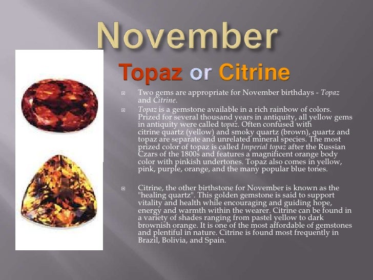 citrine meaning birthstone