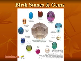 Birth Stones & Gems  SwetooSonu.com 