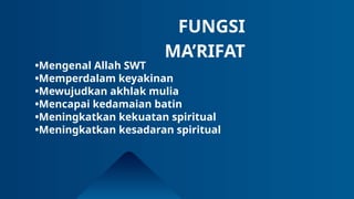 pengertian, tujuan, hakikat ma'rifat.pptx