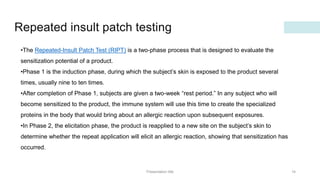 Dermatological testing as perBISpecification.pptx