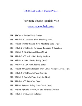 bis-155-expect-success-newtonhelp-com