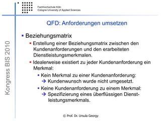  Es sind die Eigenschaften eines Angebotes, die der   Kunde nicht erwartet hat, ihm aber einen (großen)   Vorteil bringen.Kongress BIS 2010