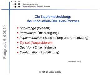 Planung der Dienstleistung und Erarbeitung der    Merkmale