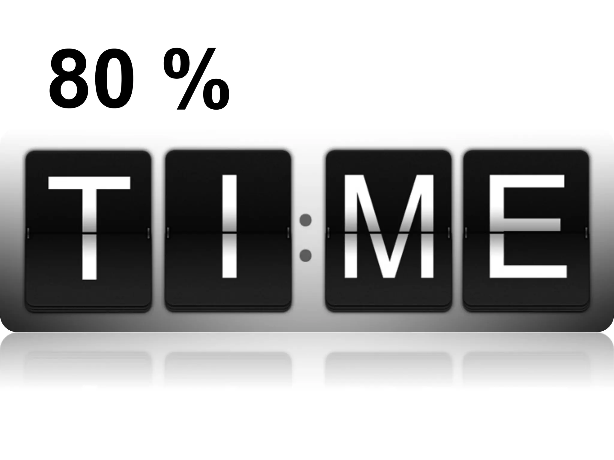 80 %
 