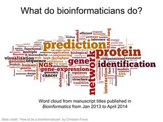 Introduction to Bioinformatics. | PDF