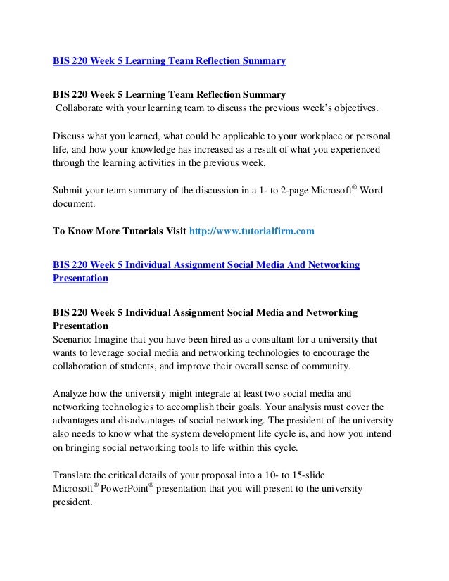 bis 220 reflection summary Bis 220 week 5 individual assignment social media and networking presentation bis 220 week 5 lt reflection summary 8 bis 220 week 5 individual assignment social media and networking presentation 9. bis 220 reflection summary Bis 220 week 5 individual assignment social media and networking presentation bis 220 week 5 lt reflection summary 8 bis 220 week 5 individual assignment social media and networking presentation 9.