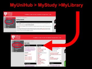 MyUniHub > MyStudy >MyLibrary
 