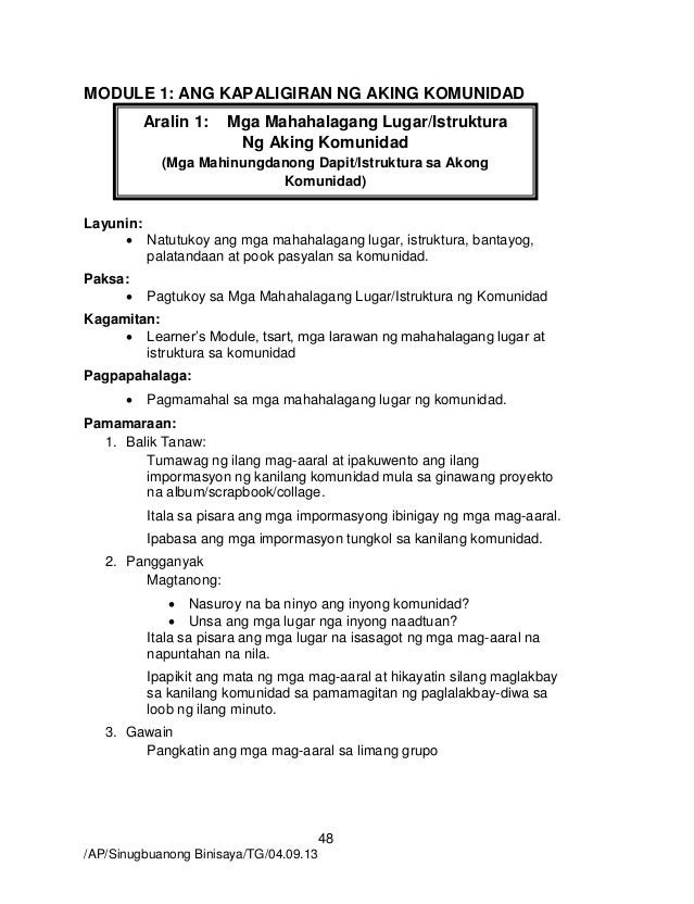 bisaya araling panlipunan grade 2