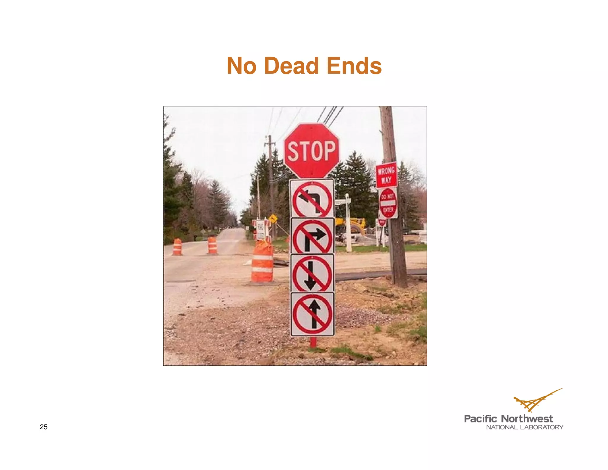 No Dead Ends




25
 