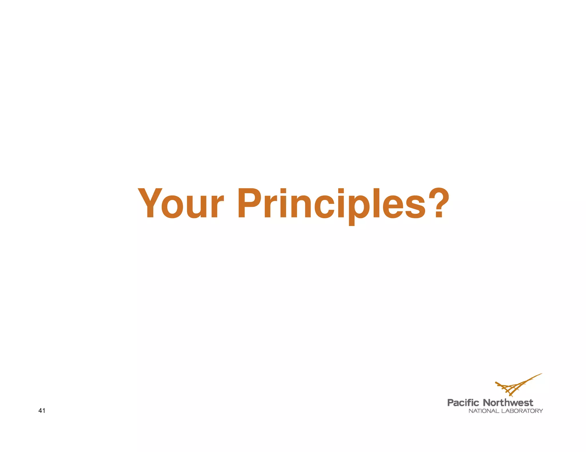Your Principles?



41
 