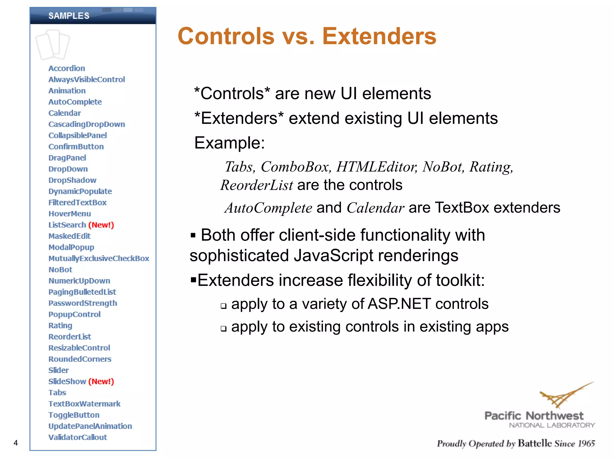  use like conventional ASP.NET controls
