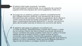 Béisbol | PPTX