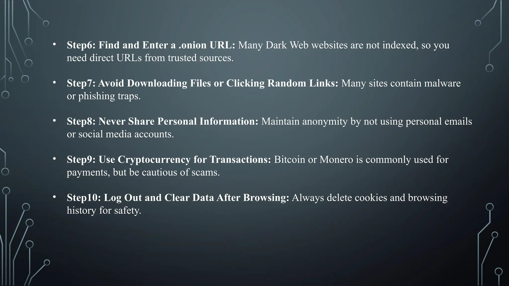 Case Study on Dark Web:Insights, Risks & Security Measures | PPTX