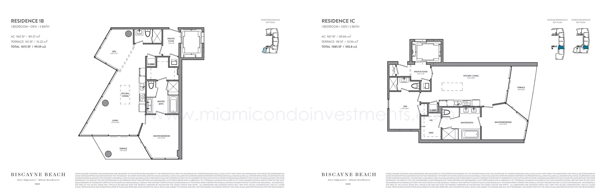 Biscayne Beach Floor Plans PPT