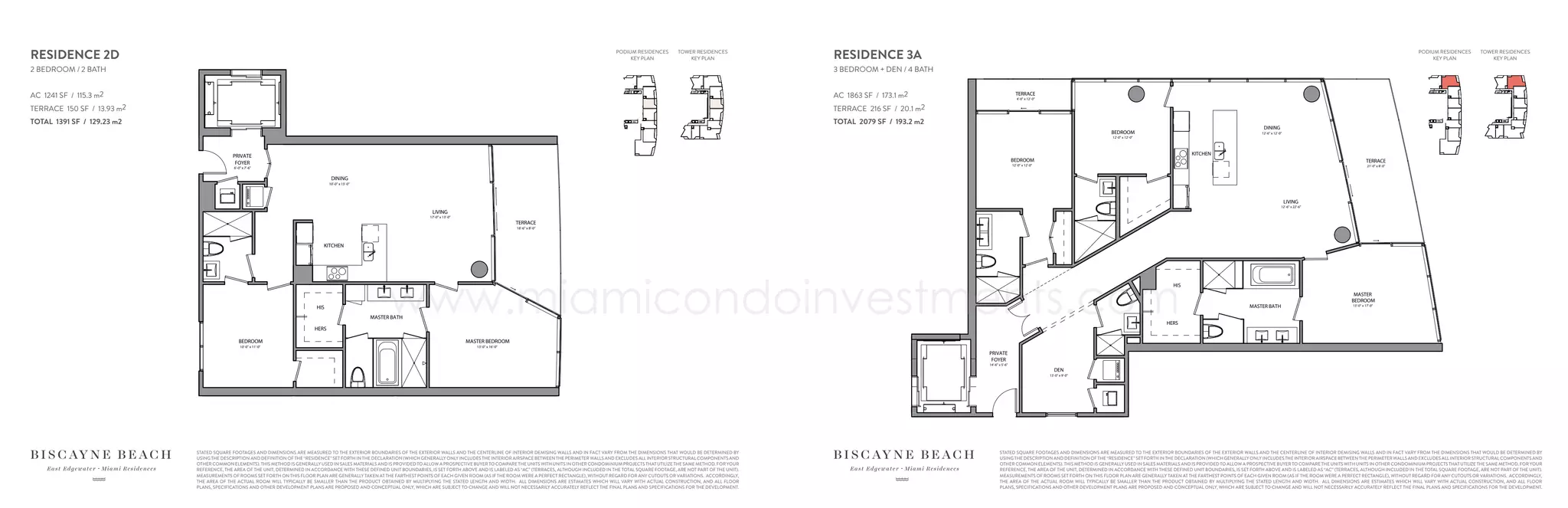 Biscayne Beach Floor Plans PPT