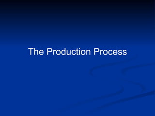 The Production Process 