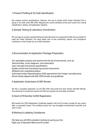 BIS CRS Certification Process for Electronic Products in India | PDF
