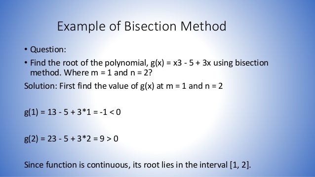 Bisection