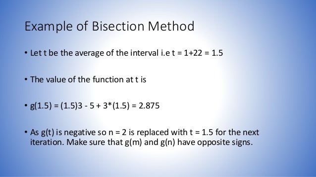 Bisection