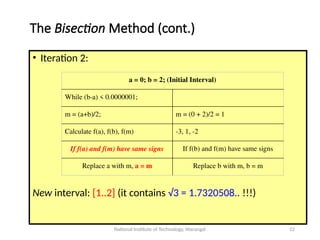 BIsection method maths linear and .pptx