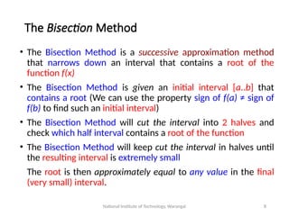 BIsection method maths linear and .pptx