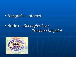 Fotografii – internet Muzica –  Gheorghe Iovu –  Trecerea timpului 