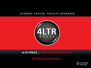 4LTR PRESS | BISG CONFERENCE 2011

      Neil Marquardt, Director
 