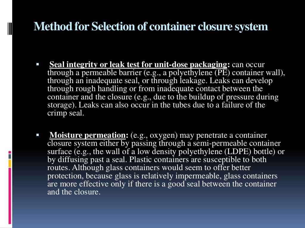 container closure system
