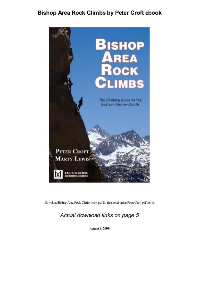 Area Rock Climbs by Peter Croft pdf