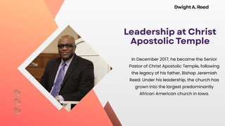 Dwight A. Reed’s Spiritual Journey & faith leader | PDF