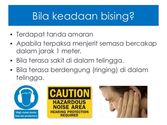 Bising Dan Kesan Kepada Kesihatan
