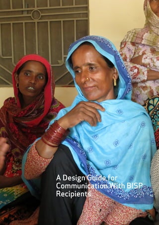 A Design Guide for
Communication With BISP
Recipients

 