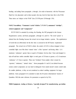 Bis issues wassenaar arrangement implementation | PDF