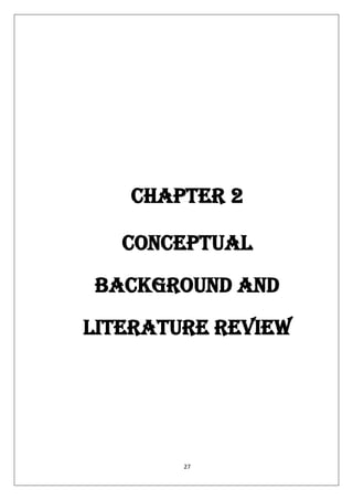 27
Chapter 2
Conceptual
background and
literature review
 