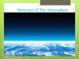Structure of The Atmosphere 
 