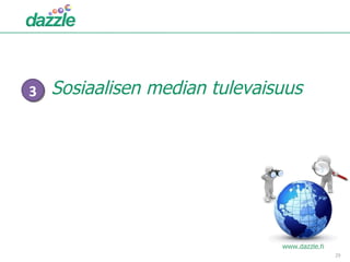 3   Sosiaalisen median tulevaisuus www.dazzle.fi 