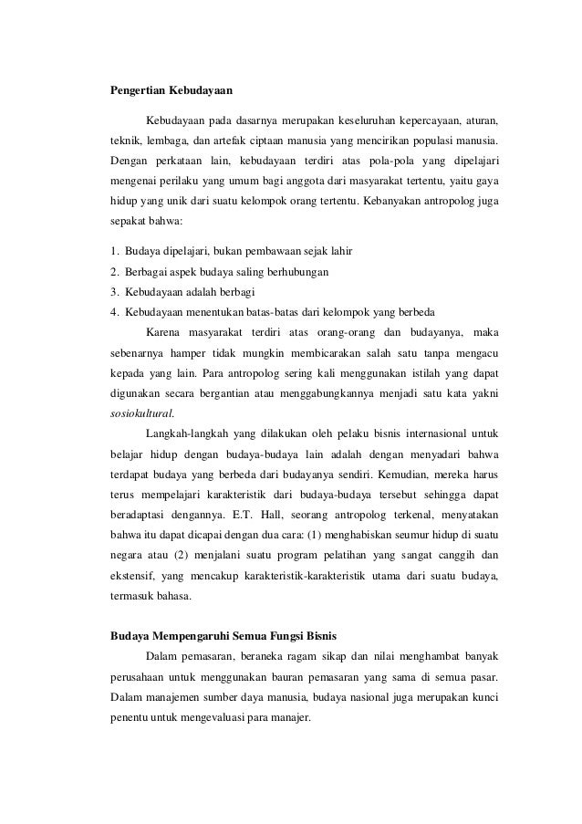 Bisnis Internasional 3 Anissa Nur Safitri Hapzi Ali Kekuatan Sosi