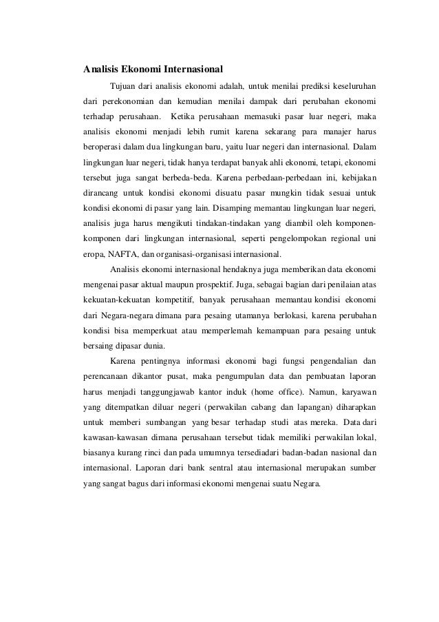 Bisnis Internasional 5 Anissa Ns Hapzi Ali Kekuatan Ekonomi Dan S