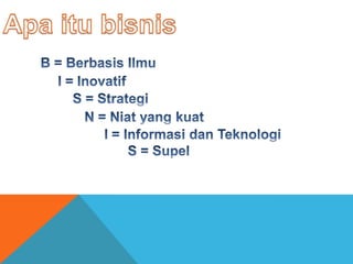 Bisnis lanjutan 