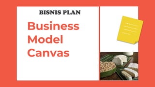 Business
Model
Canvas
BISNIS PLAN
 