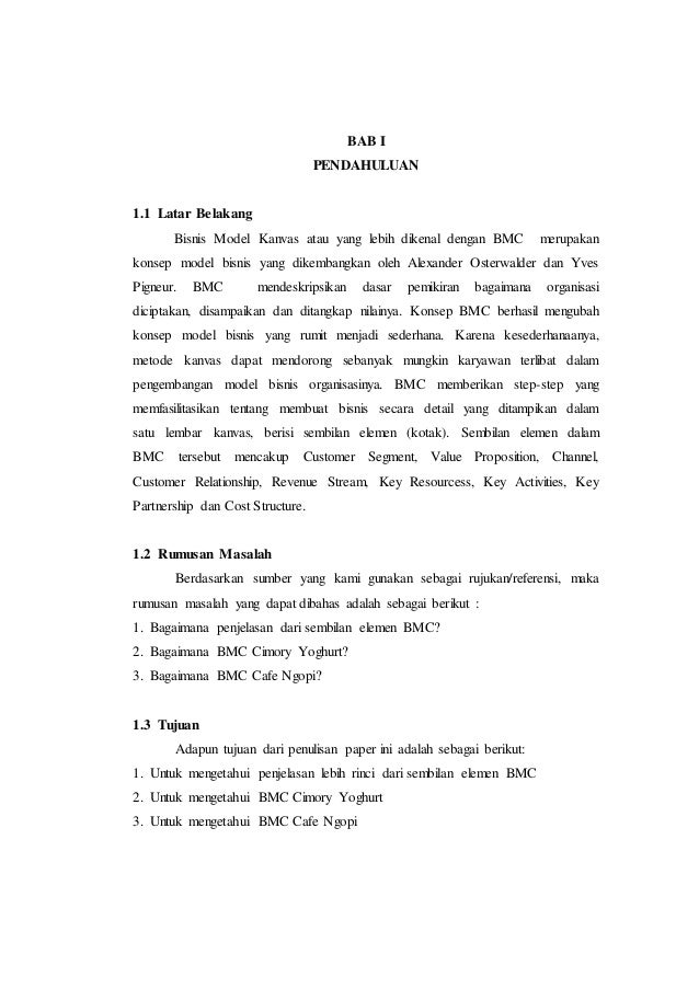 Bisnis Model Kanvas