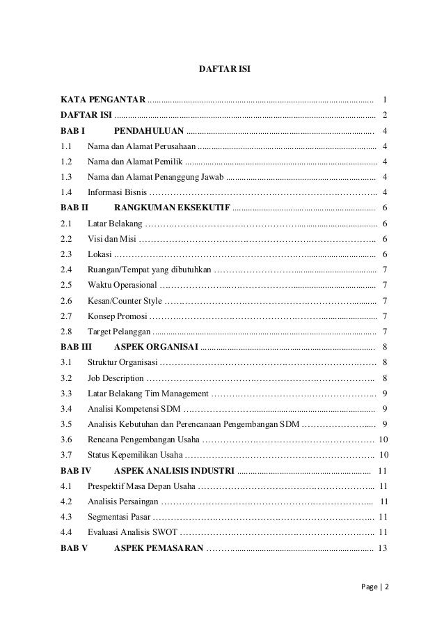 Proposal Bisnis Distro