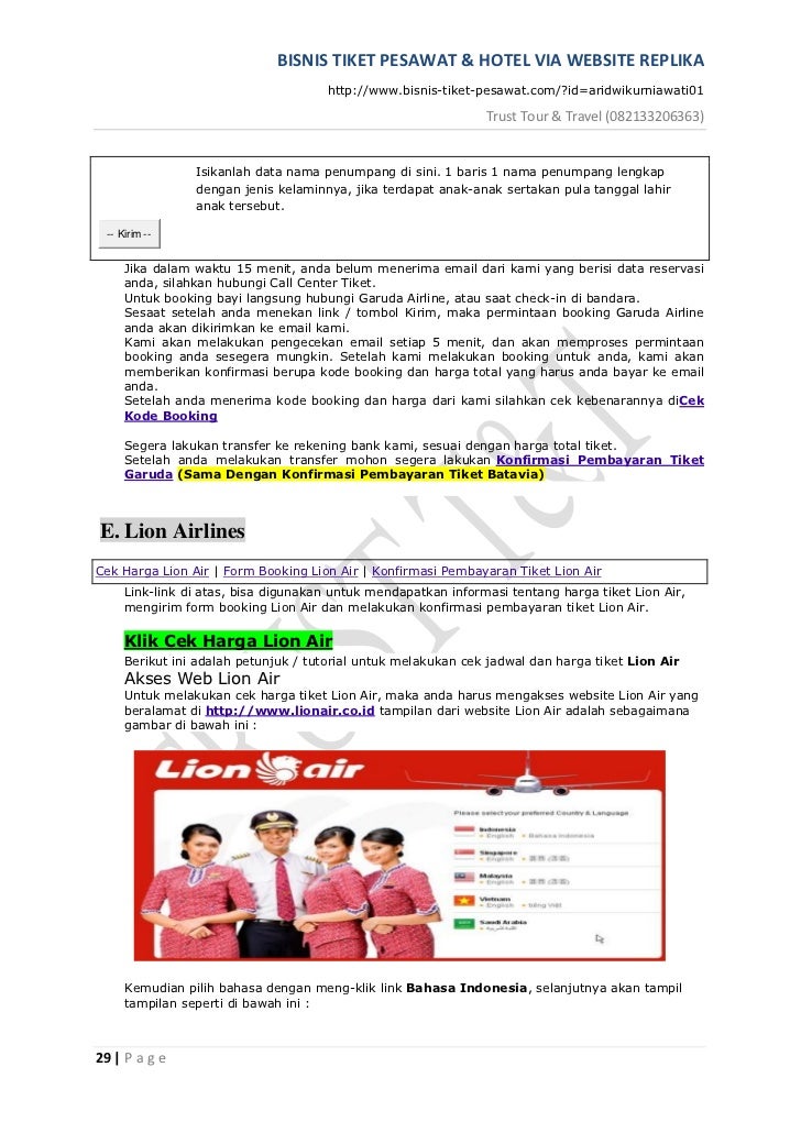 Bisnis Online Tiket Pesawat Dan Voucher Hotel