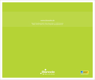 www.bisnode.de
Bisnode Deutschland GmbH | Robert-Bosch-Straße 11 | 64293 Darmstadt
Telefon +49 6151 380-0 | Fax +49 6151 380-360 | info.de@bisnode.com
 